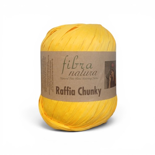 raffia chunky żółta rafia na kapelusze i torby plażowe