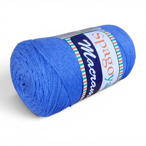 spagoyarn-macrame-cotton-sznurek niebieski