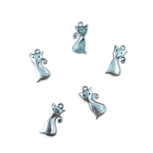 zawieszka metalowa kot