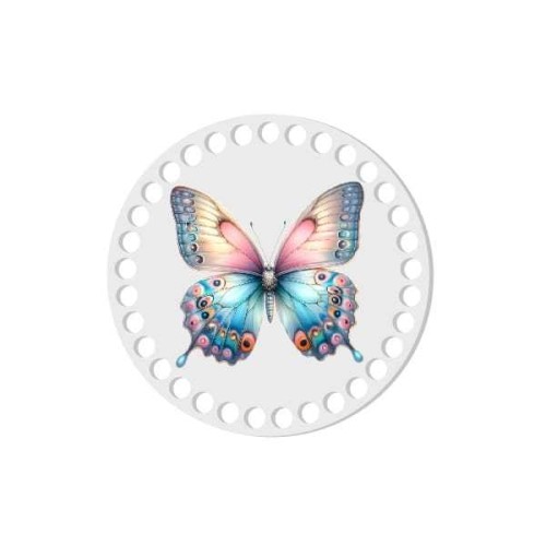 Baza HDF Motyl z nadrukiem baza do szydełkowania