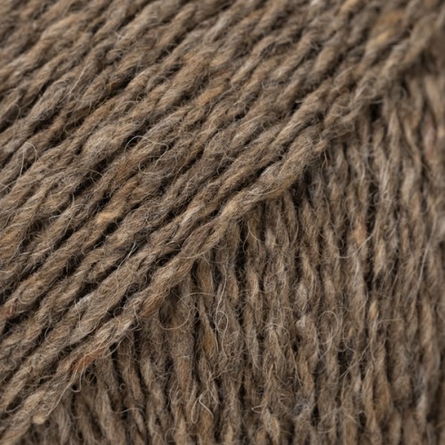 brązowa włóczka z alpaką drops soft tweed