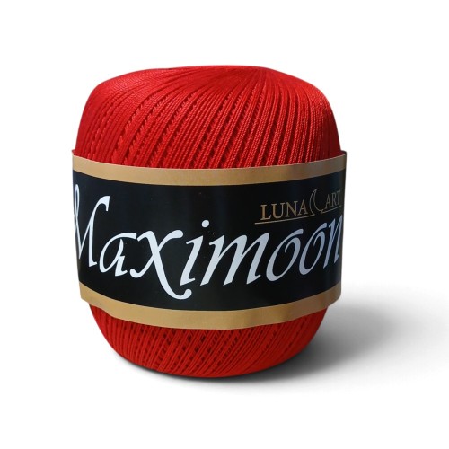 kordonek bawełniany czerwony maximoon luna art