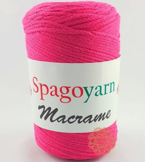 spagoyarn-macrame-cotton-sznurek-różowy