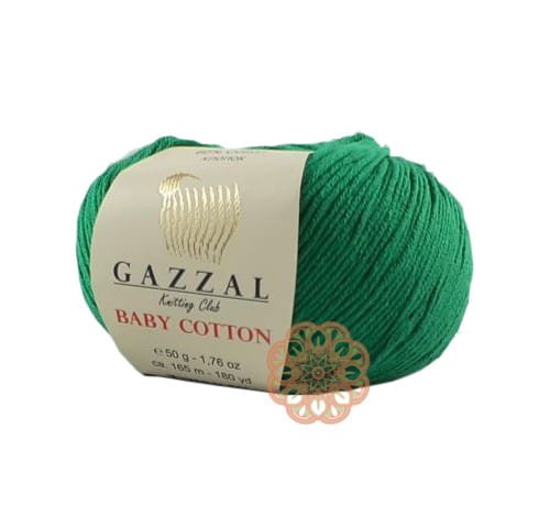 gazzal-baby-cotton-wloczka-dla-dzieci-bawelna-3456-zielony.jpg
