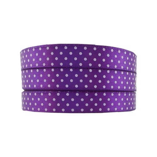 wstązka-satynowa w kropki fiolet AKSA.jpg