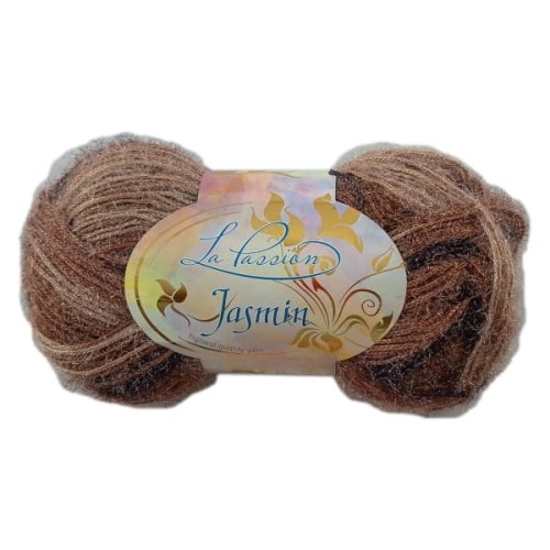 jASMIN LA PASSION odcienie brazu wloczka z wloskami sznurek.jpg