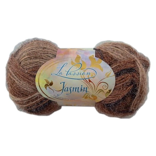 jASMIN LA PASSION odcienie brazu wloczka z wloskami sznurek.jpg