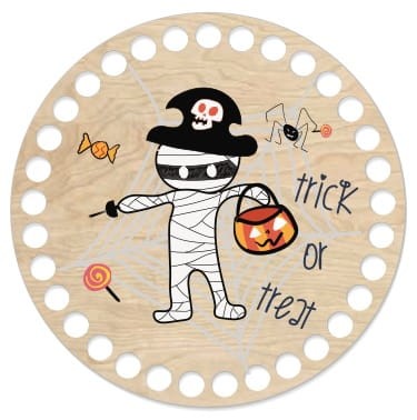 baza do koszyka ze sklejki ze wzorem z nadrukiem mumia dynia haloween.jpg
