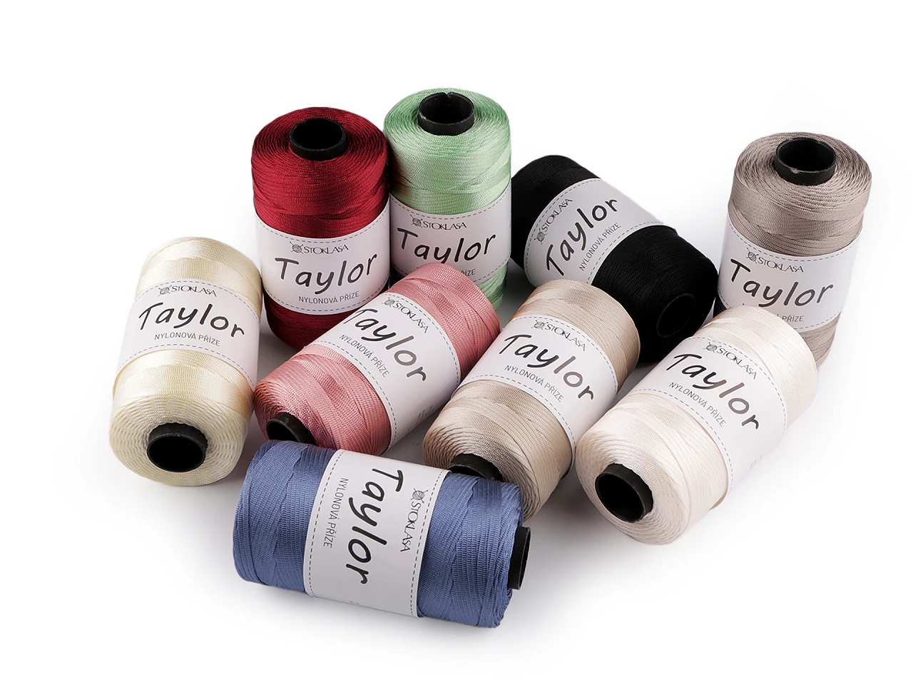 sznurek nylonowy z połyskiem