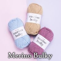 Gruba włóczka na czapkę Merino Bulky