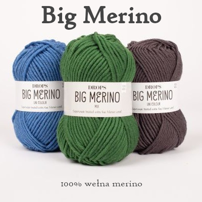 drops wełna merino big 