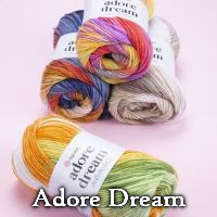Włóczka YarnArt Adore Dream - kolorowa włóczka antipilling